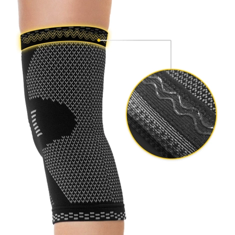 Elastická bandáž na kolenní kloub XXL šedá