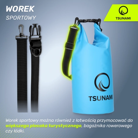 Voděodolný pytlík 10 litrů TSUNAMI