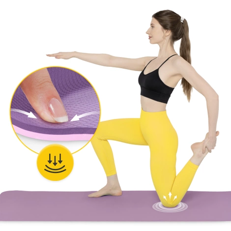 Protiskluzová podložka na cvičení TPE 0,6 cm