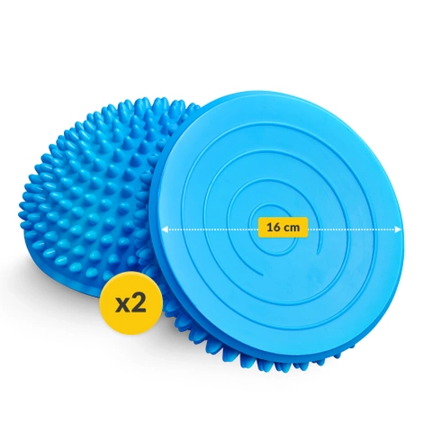 Balanční masážní polokoule 2 ks. modré