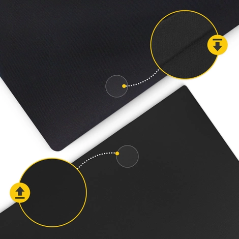 Skládací gymnastická žíněnka XL černá