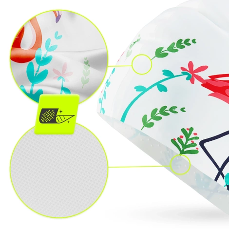 Dámská plavecká čepice TSUNAMI FLAMINGO