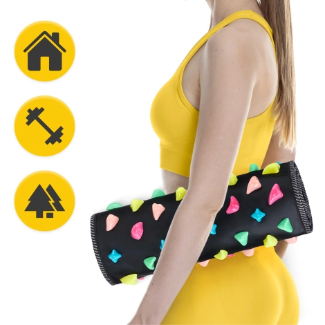 Akupresurní kamínková masážní podložka 140 x 35 cm