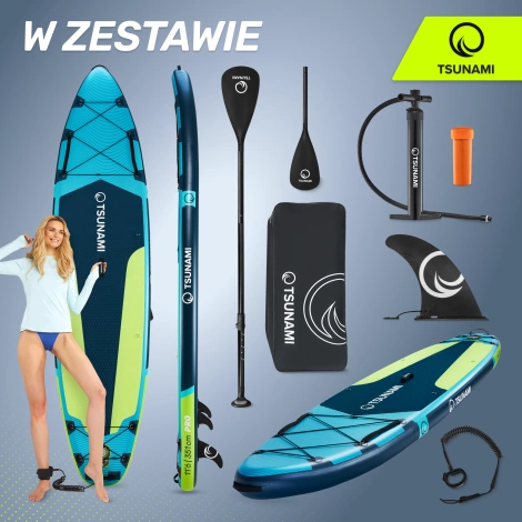 Nafukovací paddleboard SUP PRO TSUNAMI 350 cm T14 modrý
