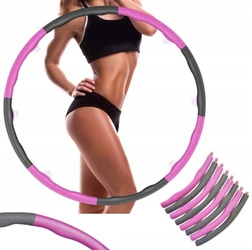 Skládací hula hoop s masážními výstupky 1 kg
