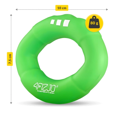 Sada 4 silikonových posilovačů zápěstí