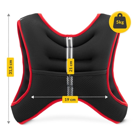 Zátěžová vesta 5 kg