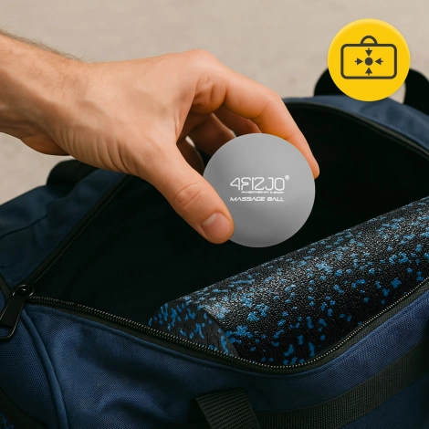 Masážní míček Lacrosse Massage Ball šedý