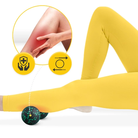 Dvojitý masážní míč EPP 8 cm