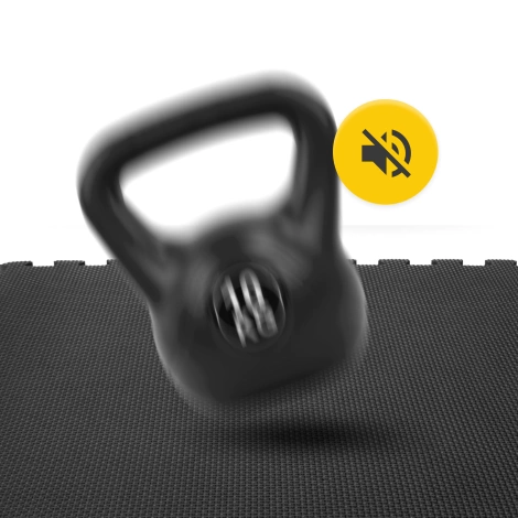 Ochranná podlaha do posilovny PUZZLE 60 x 60 cm 6 ks.