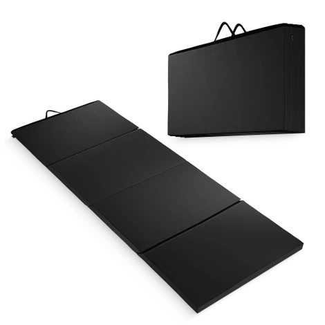 Skládací gymnastická žíněnka XL černá