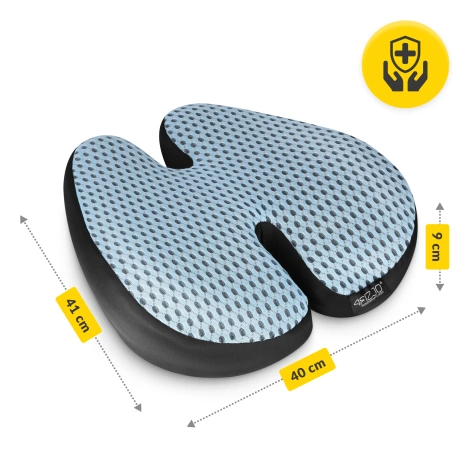 Anatomický polštář na krční páteř modrý