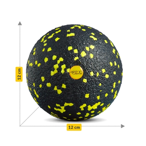 Masážní míček EPP 12 cm žlutý