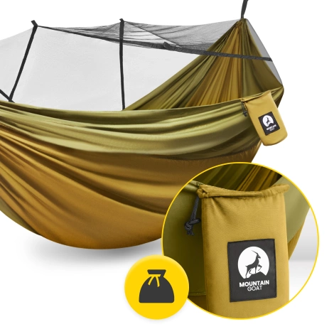 Turistická houpací síť pro jednoho s moskytiérou