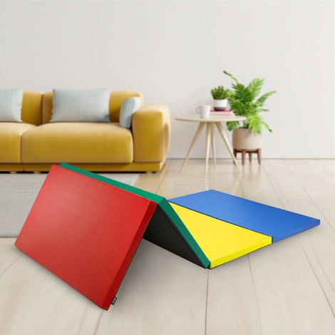 Skládací gymnastická žíněnka XL vícebarevná