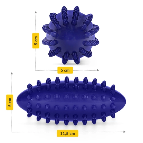 Senzorický masážní míč s výstupky