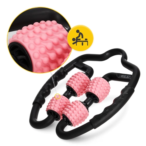 Masážní váleček na tělo růžový