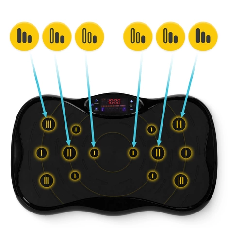 Vibrační plošina na cvičení ULTRA+ černá