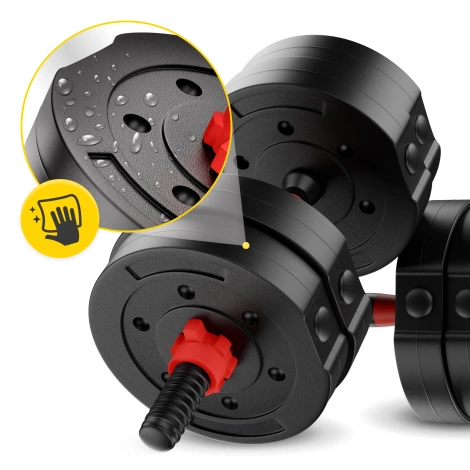 Nakládací činkový set 2 x 10 kg