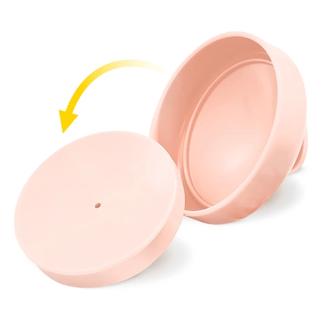 Masážní kartáč na pokožku hlavy světle růžový