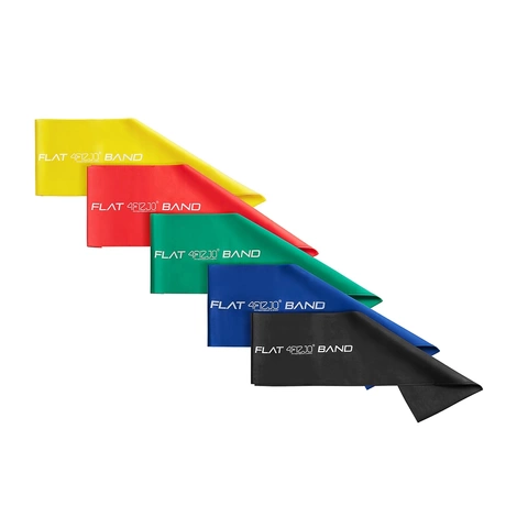 Sada rehabilitačních pásek FLAT BAND 2M 5 ks.