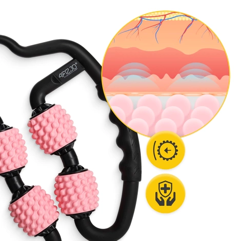 Masážní váleček na tělo růžový