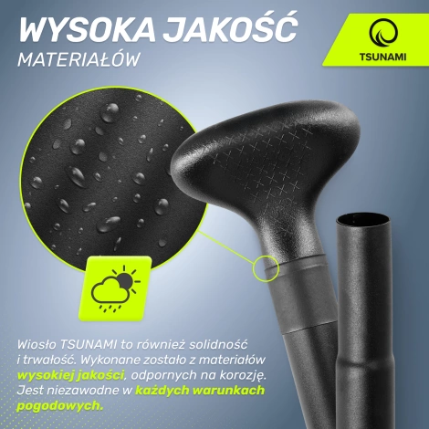 Skládací regulační veslo 2v1 TSUNAMI