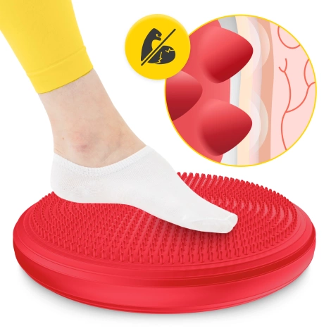 Balanční podložka MED+ 33 cm červená