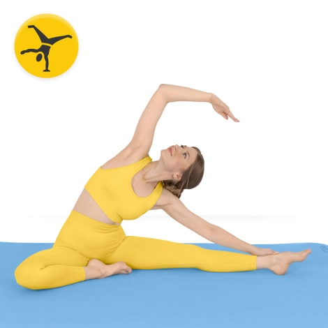 Velká protiskluzová podložka na cvičení TPE 2 cm