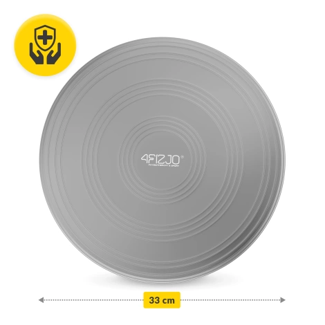 Balanční podložka MED+ 33 cm šedá
