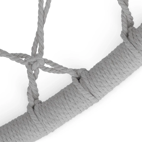 Závěsné křeslo BOHO s polštářem šedé