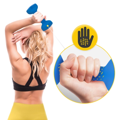 Jednoruční činky Classic 2 x 2 kg