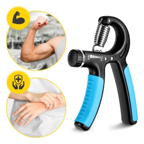 Nastavitelný posilovač zápěstí modrý