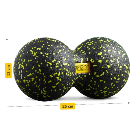 Dvojitý masážní míček EPP 12 cm