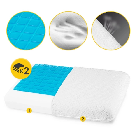 Chladící ortopedický polštář MED+