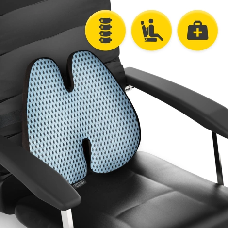 Anatomický polštář na krční páteř modrý