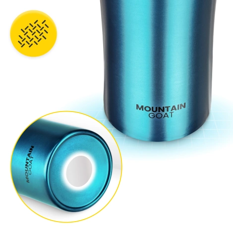 Termohrnek Mountain Goat TRAVEL 380 ml modrý