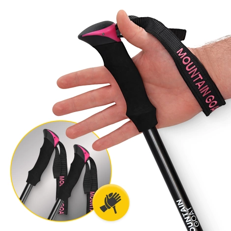 Skládací trekové hole PEAK+ MOUNTAIN GOAT