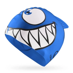 Dětská plavecká čepice TSUNAMI SHARK modrá
