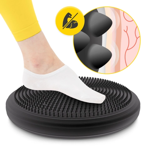 Balanční podložka MED+ 33 cm černá