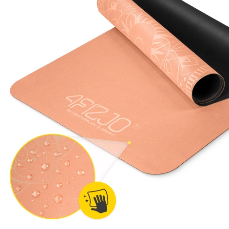 Semišová podložka na jógu a cvičení 1,5 mm