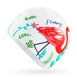 Dámská plavecká čepice TSUNAMI FLAMINGO