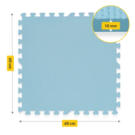 Sada 9 podložek na cvičení puzzle - "Blankytné nebe"