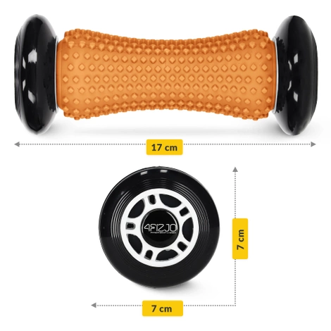 Masážní váleček SPIKE ROLLER oranžový