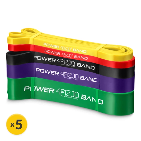 Sada odporových gum POWER BAND 5 ks.