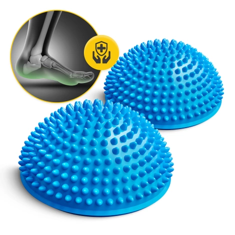 Balanční masážní polokoule 2 ks. modré