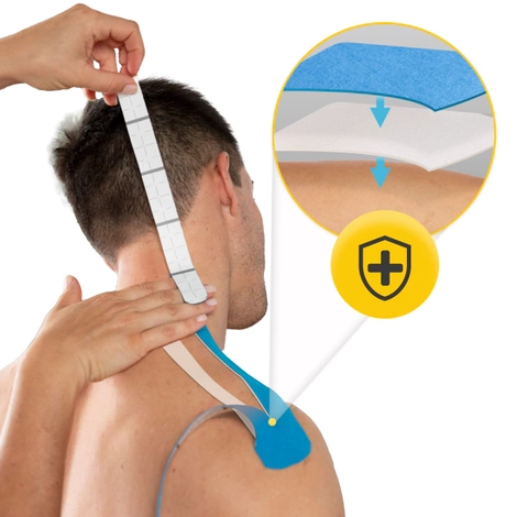 Podkladová páska pod tejp 27 m x 7 cm