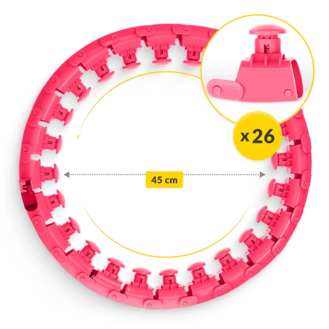 Masážní hula hoop se závažím