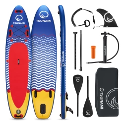 Nafukovací paddleboard SUP TSUNAMI 350cm T04 tmavě modrý