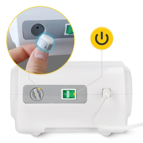 Kompresorový inhalátor nebulizátor PRO